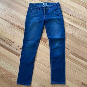 Paige Skyline Ankle Peg skinny jeans, size 28